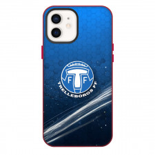 Trelleborgs FF Phone Case For iPhone Samsung Galaxy Pixel OnePlus Vivo Xiaomi Asus Sony Motorola Nokia - Trelleborgs FF Logo On Blue Hexagon Background Football Club