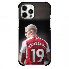 Leandro Trossard Phone Case For iPhone and Samsung Galaxy Devices - Leandro Trossard Arsenal F.C. 19 Standing Back Poster