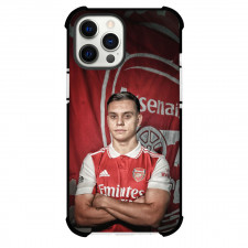 Leandro Trossard Phone Case For iPhone and Samsung Galaxy Devices - Leandro Trossard Arsenal F.C. Portrait Poster