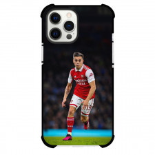 Leandro Trossard Phone Case For iPhone and Samsung Galaxy Devices - Leandro Trossard Arsenal F.C. Running Poster