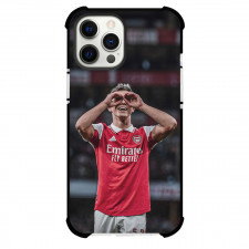 Leandro Trossard Phone Case For iPhone and Samsung Galaxy Devices - Leandro Trossard Arsenal F.C. Signature Celebration Poster