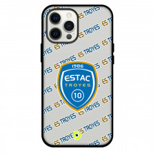 ES Troyes AC Football Club Phone Case For iPhone and Samsung Galaxy Devices - Troyes Football Club Medley Monogram Wordmark