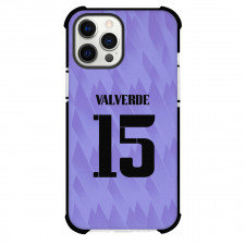 Federico Valverde Phone Case For iPhone and Samsung Galaxy Devices - Federico Valverde Real Madrid CF No. 15 Jersey