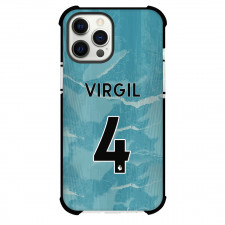 Virgil Van Dijk Phone Case For iPhone and Samsung Galaxy Devices - Virgil Van Dijk Liverpool F.C. No. 4 Jersey