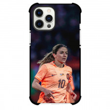 Van De Donk Phone Case For iPhone and Samsung Galaxy Devices - Van De Donk Netherlands Women's National Football Running Candid Poster