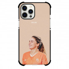 Van De Donk Phone Case For iPhone and Samsung Galaxy Devices - Van De Donk Netherlands Women's National Football Side Portrait Smiling Poster