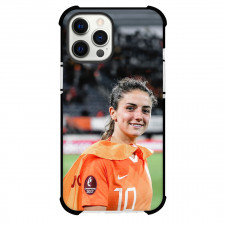 Van De Donk Phone Case For iPhone and Samsung Galaxy Devices - Van De Donk Netherlands Women's National Football Smiling Portrait