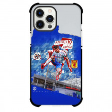 Raphael Varane Phone Case For iPhone and Samsung Galaxy Devices - Raphael Varane 19 Manchester United F.C. Jumping Poster Art