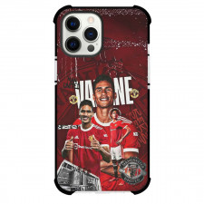 Raphael Varane Phone Case For iPhone and Samsung Galaxy Devices - Raphael Varane Manchester United F.C. Portrait Poster Art