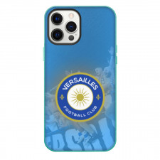 Football Club de Versailles Phone Case For iPhone Samsung Galaxy Pixel OnePlus Vivo Xiaomi Asus Sony Motorola Nokia - Logo Crowd In Blue Background Football Club
