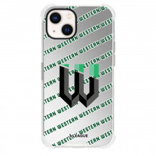 Western United FC Phone Case For iPhone and Samsung Galaxy Devices - Western United Football Club Medley Monogram Wordmark