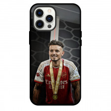 Ben White Phone Case For iPhone and Samsung Galaxy Devices - Ben White Arsenal F.C. Portrait With Winning Medel