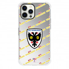 AFC Wimbledon Phone Case For iPhone and Samsung Galaxy Devices - Wimbledon Football Club Medley Monogram Wordmark