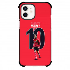 Florian Wirtz Phone Case For iPhone Samsung Galaxy Pixel OnePlus Vivo Xiaomi Asus Sony Motorola Nokia - Bayer 04 Leverkusen Florian Wirtz 10 Celebration On Red Background