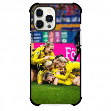 Sweden Women's National Football Team Phone Case For iPhone and Samsung Galaxy Devices - Sweden Women's National Football Team Celebration On The Ground