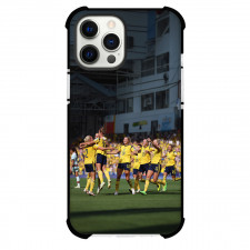 Sweden Women's National Football Team Phone Case For iPhone and Samsung Galaxy Devices - Sweden Women's National Football Team Winning Celebration Poster
