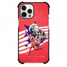United States Women's National Football Team Phone Case For iPhone and Samsung Galaxy Devices - United States Women's National Football Team Celebration Red Graphic Art
