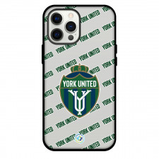 York United FC Phone Case For iPhone and Samsung Galaxy Devices - York United FC Football Club Medley Monogram Wordmark
