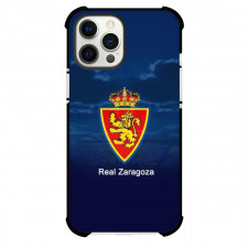 Real Zaragoza Phone Case For iPhone Samsung Galaxy Pixel OnePlus Vivo Xiaomi Asus Sony Motorola Nokia - Real Zaragoza Logo On Blue Background Football Club