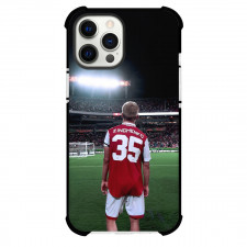 Oleksandr Zinchenko Phone Case For iPhone and Samsung Galaxy Devices - Oleksandr Zinchenko Arsenal F.C. 35 Standing Back Poster