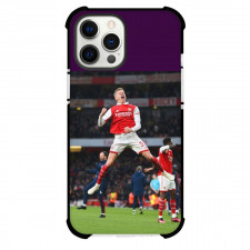 Oleksandr Zinchenko Phone Case For iPhone and Samsung Galaxy Devices - Oleksandr Zinchenko Arsenal F.C. Jumping Celebration Poster
