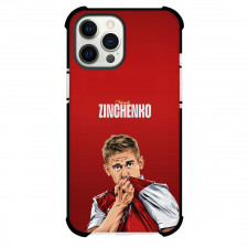 Oleksandr Zinchenko Phone Case For iPhone and Samsung Galaxy Devices - Oleksandr Zinchenko Arsenal F.C. Kissing Jersey Illustration Poster