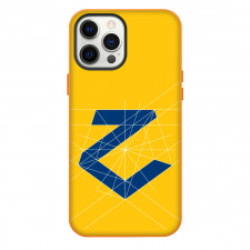 FC Zlin Phone Case For iPhone Samsung Galaxy Pixel OnePlus Vivo Xiaomi Asus Sony Motorola Nokia - Logo In Yellow Background