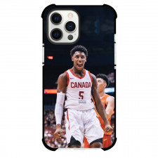 Fiba World Cup 2023 RJ Barrett Phone Case For iPhone And Samsung Galaxy - RJ Barrett Canada 5 Celebration Poster