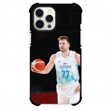 Fiba World Cup 2023 Luka Doncic Phone Case For iPhone And Samsung Galaxy - Luka Doncic Slovenia 77 Holding Ball Poster