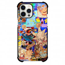 Five Nights At Freddys Sun Phone Case For iPhone and Samsung Galaxy Devices - Sun Collage Blue Background