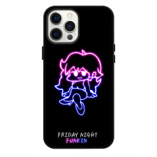 Friday Night Funkin Kaity Phone Case For iPhone Samsung Galaxy Pixel OnePlus Vivo Xiaomi Asus Sony Motorola Nokia - Kaity Glow Neon Portrait Series Poster Black Background