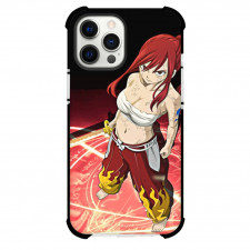 Fairy Tail Erza Scarlet Case For iPhone Samsung Galaxy Pixel OnePlus Vivo Xiaomi Asus Sony Motorola Nokia - Erza Scarlet Red Light Circle