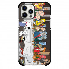 Famous Artwork CrossOvers The Last Supper Case For iPhone Samsung Galaxy Pixel OnePlus Vivo Xiaomi Asus Sony Motorola Nokia - The Last Supper Rick And Morty with Simpsons Family Cartoon Art