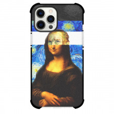 Famous Artwork CrossOvers Mona Lisa Case For iPhone Samsung Galaxy Pixel OnePlus Vivo Xiaomi Asus Sony Motorola Nokia - Mona Lisa with Van Gogh's Head Collage Art