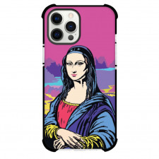 Famous Artwork CrossOvers Mona Lisa Case For iPhone Samsung Galaxy Pixel OnePlus Vivo Xiaomi Asus Sony Motorola Nokia - Mona Lisa Wearing a Hood Comic Art