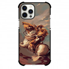Famous Artwork CrossOvers Napoleon Crossing the Alps Case For iPhone Samsung Galaxy Pixel OnePlus Vivo Xiaomi Asus Sony Motorola Nokia - Napoleon Minimalist Digital Paint Art