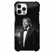 Brad Pitt Phone Case For iPhone Samsung Galaxy Pixel OnePlus Vivo Xiaomi Asus Sony Motorola Nokia - Brad Pitt The Golden Boy From A Golden Era Grayscale Poster
