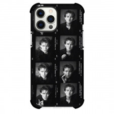 Leonardo DiCaprio Phone Case For iPhone Samsung Galaxy Pixel OnePlus Vivo Xiaomi Asus Sony Motorola Nokia - Leonardo DiCaprio Grayscale Reel Style Picture