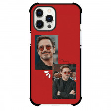 Robert Downey JR Phone Case For iPhone Samsung Galaxy Pixel OnePlus Vivo Xiaomi Asus Sony Motorola Nokia - Robert Downey JR Candid Picture On Red Background