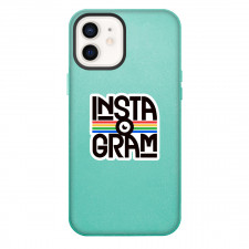 Instagram Phone Case For iPhone Samsung Galaxy Pixel OnePlus Vivo Xiaomi Asus Sony Motorola Nokia - Instagram Retro Logo Sticker