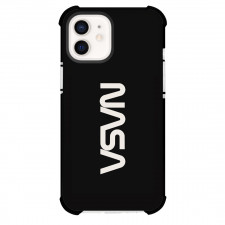 Nasa Phone Case For iPhone Samsung Galaxy Pixel OnePlus Vivo Xiaomi Asus Sony Motorola Nokia - Nasa Logo 1975 Black And White