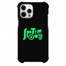 Spotify Phone Case For iPhone Samsung Galaxy Pixel OnePlus Vivo Xiaomi Asus Sony Motorola Nokia - Spotify Lettering Series XXXI Logo On Black Background