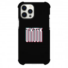 TikTok Phone Case For iPhone Samsung Galaxy Pixel OnePlus Vivo Xiaomi Asus Sony Motorola Nokia - TikTok Old School Logo On Black Background