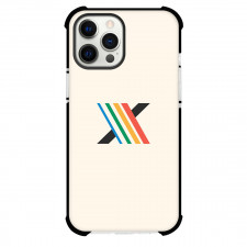 Twitter Phone Case For iPhone Samsung Galaxy Pixel OnePlus Vivo Xiaomi Asus Sony Motorola Nokia - Twitter X Retro Logo On Beige Background