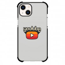 Youtube Phone Case For iPhone Samsung Galaxy Pixel OnePlus Vivo Xiaomi Asus Sony Motorola Nokia - Youtube Retro Logo Sticker