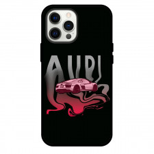 Audi Phone Case For iPhone and Samsung Galaxy Devices - Audi Graphic Art On Black Background