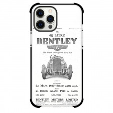 Bentley Phone Case For iPhone and Samsung Galaxy Devices - Bentley 1927 Advertisement Poster