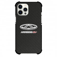 Chery Arrizo 5 GT Phone Case For iPhone Samsung Galaxy Pixel OnePlus Vivo Xiaomi Asus Sony Motorola Nokia - Chery Arrizo 5 GT Logo On Traditional Black Charcoal Carbon Fiber Background
