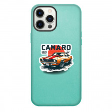 1969 Chevrolet Camaro ZL1 Phone Case For iPhone Samsung Galaxy Pixel OnePlus Vivo Xiaomi Asus Sony Motorola Nokia - 1969 Chevrolet Camaro ZL1 Retro Illustration Art Sticker