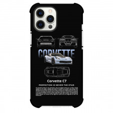 Chevrolet Corvette C7 Phone Case For iPhone Samsung Galaxy Pixel OnePlus Vivo Xiaomi Asus Sony Motorola Nokia - Chevrolet Corvette C7 Perfection Is Never The Star Poster